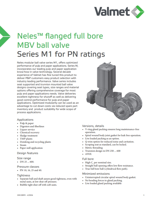 valmet neles М1 tech en