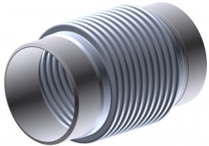 Осьовий приварний з багатошаровим сильфоном